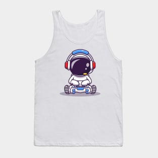 Cute Astronaut Gaming Tank Top